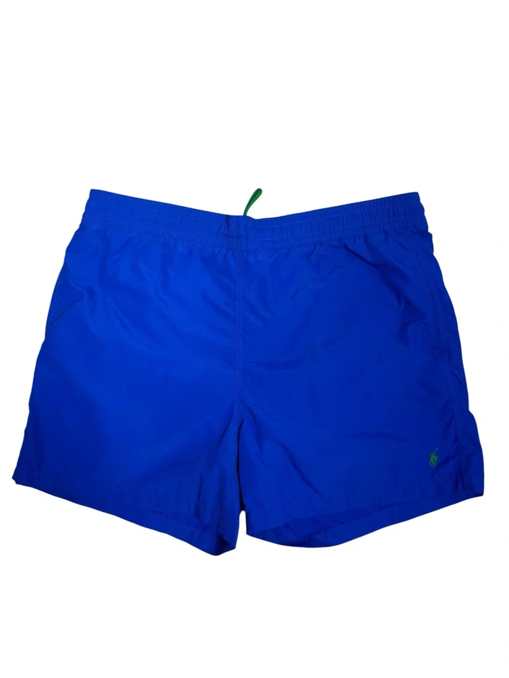 90s Polo Ralph Lauren Swim Trunks Blue Logo Med Bathing Suit Shorts Sports Beach